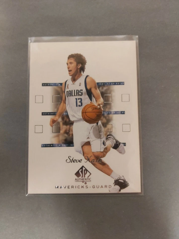 01-02 Sp Authentic Steve Nash #17 Mavericks Suns - Image 1 of 2