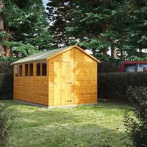 Shed | Power Apex Garden Sheds | Wooden Workshop | Sizes 12x8 up to 20x8 - Picture 1 of 34