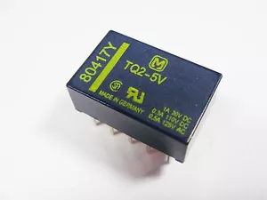 1x Relè Oro 5V 2xUM 30V 1A 125V 0,5A Panasonic TQ2-5V #20-71 - Foto 1 di 11