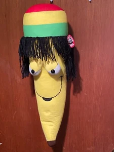 Peek A Boo Toys Rasta Banane 23 Zoll Plüschbanane *angezeigt mit Etikett* - Bild 1 von 7