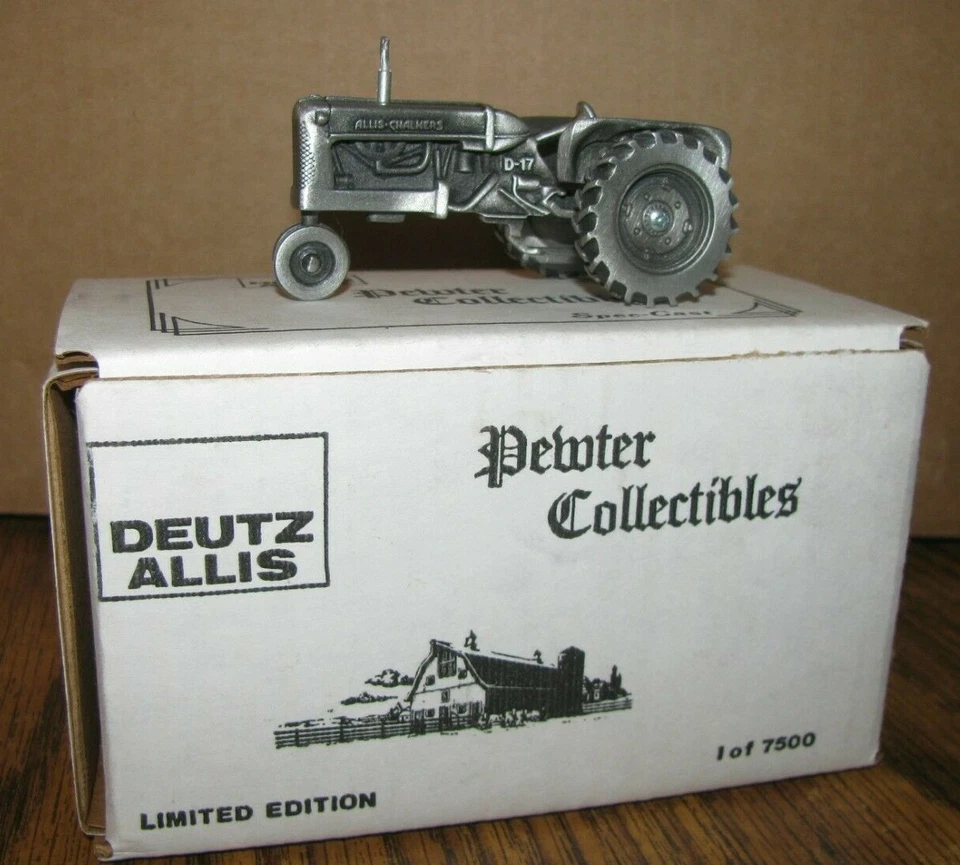 Allis Chalmers D17 Pewter Tractor Spec Cast 1/43 Toy DAC3 LTD ED 1/7500 Deutz ac - Image 1 of 4
