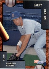 1992 Charlotte Rangers Fleer/ProCards #2232 Larry Hanlon