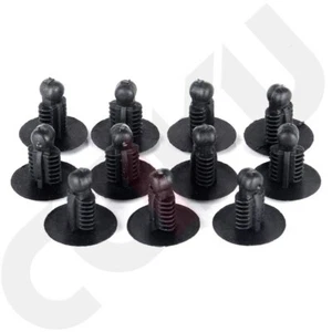 Black Clip Bumper 9mm×7.3mm Rivets 20 Pcs Fastener Retainer For auto Car - Picture 1 of 4
