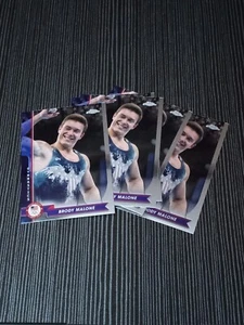 5 Brody Malone 2024 Topps Chrome Cards Gymnastics Lot Olympics - Picture 1 of 1