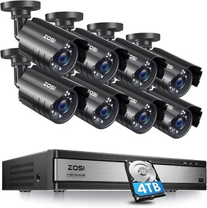 ZOSI 1080P PIR CCTV Outdoor Surveillance Camera System 16CH 4TB HD DVR Indoor - Picture 1 of 13
