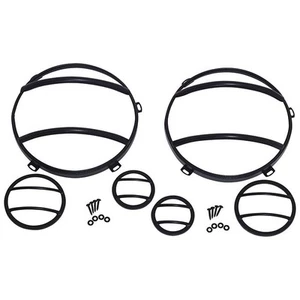 Kentrol 80013 Headlight Guards & Marker Cover Set JEEP Wrangler JK Stainless 07- - Bild 1 von 1