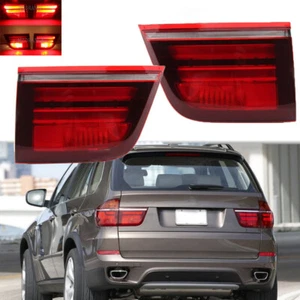 Left & Right Rear Inner Tail Light Stop Brake Lamps For BMW X5 E70 2011-2013 - Picture 1 of 12
