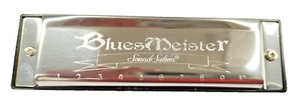Armonica a Bocca Diatonica BluesMeister in B Si Acciaio Abs Custodia per Blues - Imagen 1 de 8