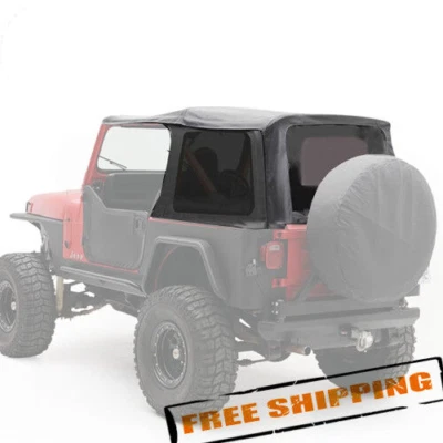 Smittybilt Replacement Soft Top w/ Tinted Windows for 1987-1995 Jeep Wrangler YJ - Image 1 of 4