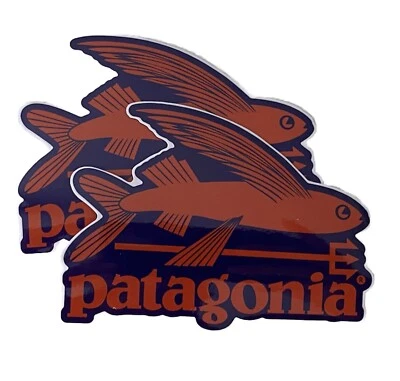 PATAGONIA STICKER Patagonia Flying Fish Decal Park REI Camping Surf Northface