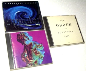 NEW ORDER LOT 3 CDS/TECHNIQUE/SUBSTANCE #2-1987/SPOOKY EP/NEW WAVE SYNTH-POP DJ - Picture 1 of 3