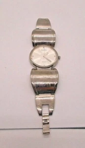 Cardini 49mm Large Ladies Quartz Mvmt Silver Watch New Battery Bracelet Band - Picture 1 of 5