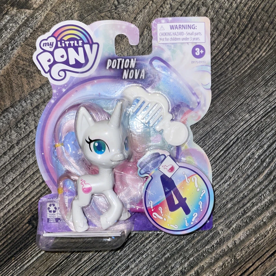 My Little Pony Lot4 Figures With Surprise Twilight Fluttershy Potion Nova Trixie