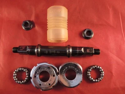 FRENCH THREADED BOTTOM BRACKET - SUGINO 3SS - 121mm WITH VERY LOW MILEAGE 1980`s - Image 1 of 4