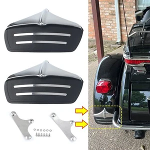 Rear Fender Accents Mud Flaps Fit For Harley Tri Glide FLHTCUTG 2011-2023 Trike - Picture 1 of 9
