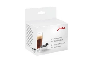 Jura Dual Spout Syrup Attachment #25069 Set Of 2 for Z10 Giga 10 - Picture 1 of 3
