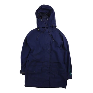 Vintage Eddie Bauer Light Coat Jacket Womens Size Medium Blue - Picture 1 of 3