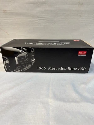 Sun Star 1966 Black Mercedes-Benz 600 Die-Cast 1/18 - Image 1 of 4