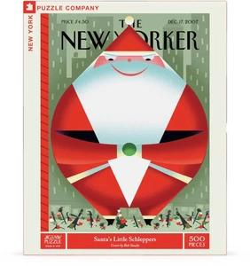 Santa's Little Schleppers The New Yorker 500 Piece Jigsaw Puzzle NYPC New - Picture 1 of 3