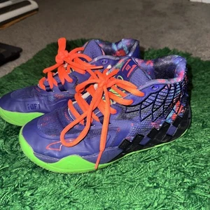 Puma Galaxy LaMelo Ball Jr MB.01 Not From Here Electro Blue-Green Gecko Größe 7,5 - Bild 1 von 5