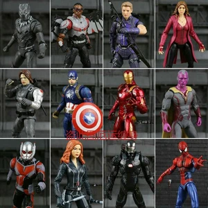 Marvel Avengers SuperHero Iron Man Vision Spider-Man Action Figure Xmas Gift ZD - Picture 1 of 35