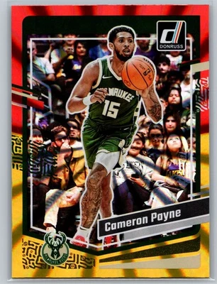 Láser rojo y dorado Cameron Payne Panini Donruss #7 2023-24 Foto 1 de 2