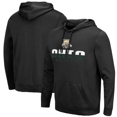 Men's Colosseum Black Ohio Bobcats Lantern Pullover Hoodie - Image 1 of 3