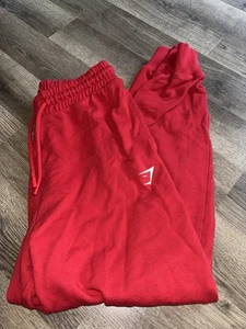 Gymshark Power Jogginghose Athletic Active Rot Größe S/M - Bild 1 von 3
