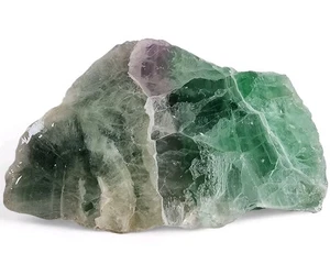 Fluorite naturale faccia grezza 6 libbre 5 oz - Foto 1 di 7