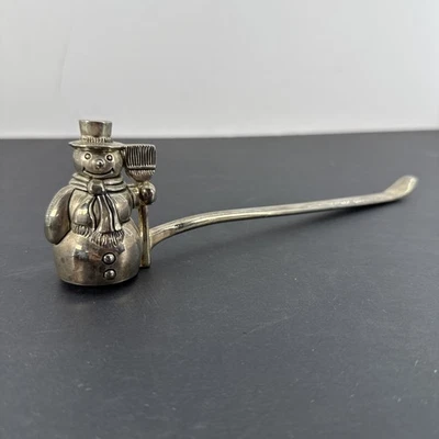 Godinger Silver Plated Snowman Candle Snuffer Christmas Decor - Image 1 of 4