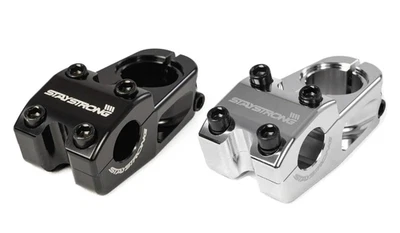 STAY STRONG TOP LINE V2 TOP LOAD 1" BMX STEM 35mm 40mm 45mm BLACK SILVER NEW - Image 1 of 4