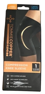 Tommie Copper Sport Knee Sleeve Compression Large/XL Sleeve Joint Pain Relief - Picture 1 of 5