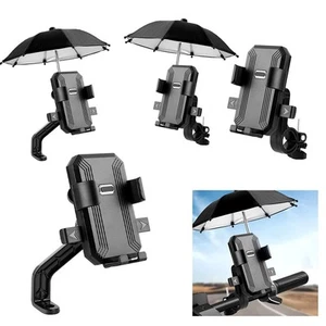 Mini parasol s��curit�� conduite parapluie antid��rapant poign��e caoutchouc mat - Photo 1 sur 15