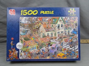 Jan van Haasteren The Storm Comic Puzzle 1000 Piece Complete Jumbo - Picture 1 of 4