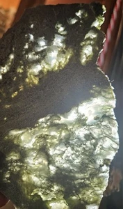Del Norte Colorado Large Green Moss Agate Slab - Picture 1 of 7