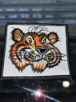 Vintage 1970s Esso Exxon Tiger Patch Embroidered Uniform Jacket Shoulder Patch - Image 1 of 4