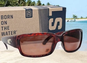 COSTA DEL MAR tortoise/copper CABALLITO polarized 580P sunglasses NEW IN BOX! - Picture 1 of 10