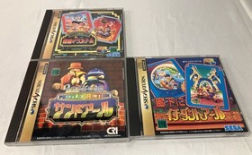 Lot 3 Puzzle Action R Set W/Manual Sega Saturn SS Used Game Good NTSC-J Japan JP