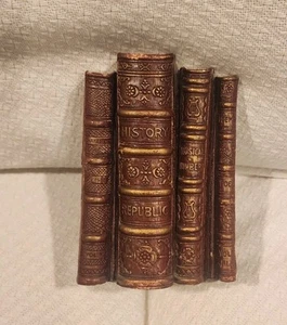 Vintage Midcentury Syroco Books Bookend One History Republic Poem - Picture 1 of 8