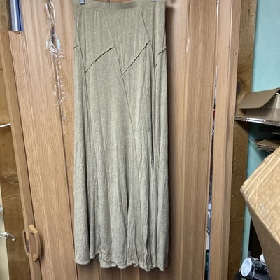 Studio M Womens A-line Maxi Skirt Tan Large - Image 1 of 4