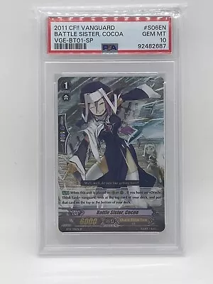 Battle Sister, Cocoa SP PSA 10 Gem Mint 💎 Cardfight Vanguard BT01/S06EN - SP - Image 1 of 4