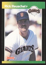 1989 Donruss Baseball's Best   Rick Reuschel #162 San Francisco Giants