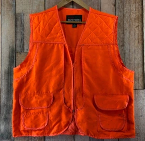 MASTER SPORTSMAN Hunting Shooting Vest Outdoor Field Blaze Orange Men's Size XXL - Picture 1 of 15