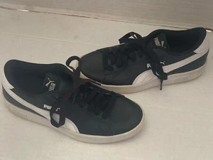 Puma Boy's Size 4.5C 4.5 PUMA Astro Kick Sneaker Puma Black White J342 - Picture 1 of 8