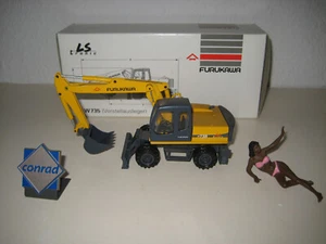 FURUKAWA W 735 BAGGER TIEFLÖFFEL MOBIL #2843 CONRAD 1:50 OVP - Picture 1 of 4