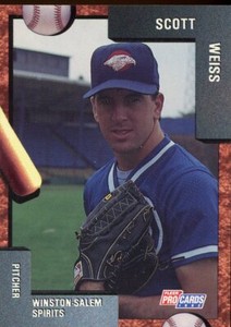 1992 Winston Salem Spirits SCOTT WEISS CUBS PROCARDS palmdale ca