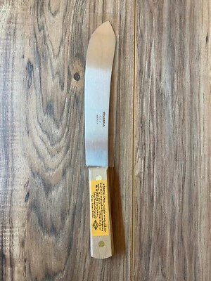 DEXTER-RUSSELL,INC. Dexter Russell 8" Butcher Knife Traditional Wood Handle Carbon Steel.. 04451