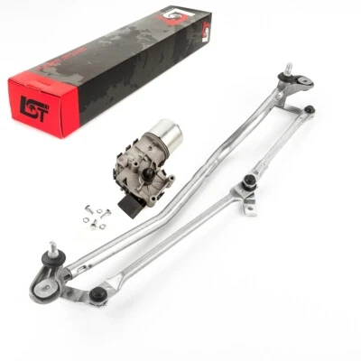 Scheibenwischer Wischergestänge Motor Frontscheibe für Audi A4 8E B6 B7 00-08 - Bild 1 von 4