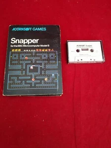 ACORNSOFT - BBC Micro Computer Cassette Game - SNAPPER (OUR REF #5) - Afbeelding 1 van 1
