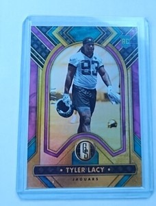 2023 Panini Gold Standard Football Tyler Lacy Teal Parallel /24 SSP RC Jaguar
